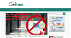 Desktop Screenshot of cualhost.com